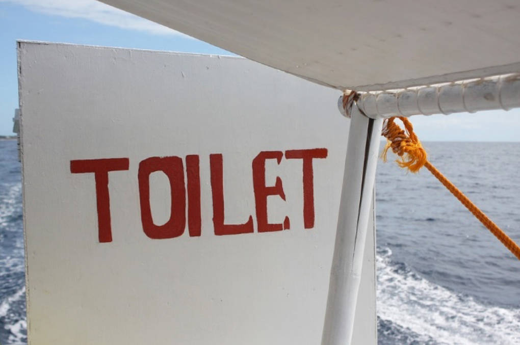 Gezuiverd toiletwater lozen toegestaan