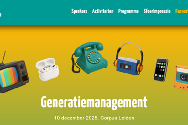 Genereatiemanagement centraal op de Dag van de Recreatie